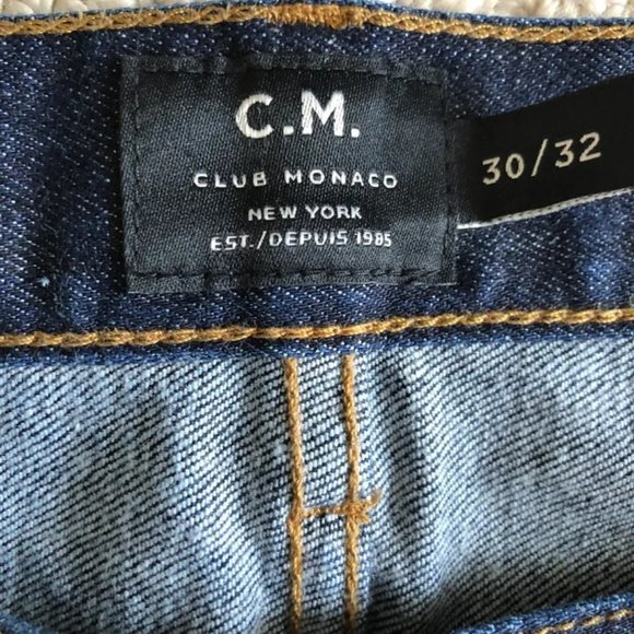 Club Monaco indigo denim jeans ladies size 30 - Picture 7 of 7